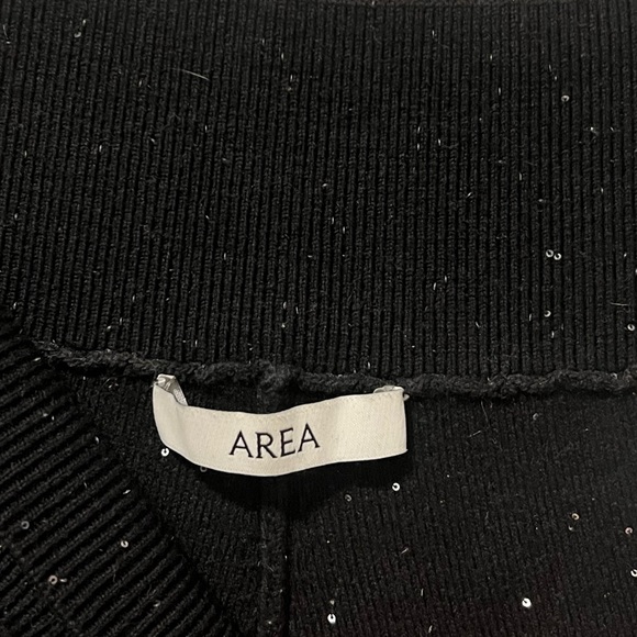 A R E A Sequin Biker Shorts - Picture 8 of 9